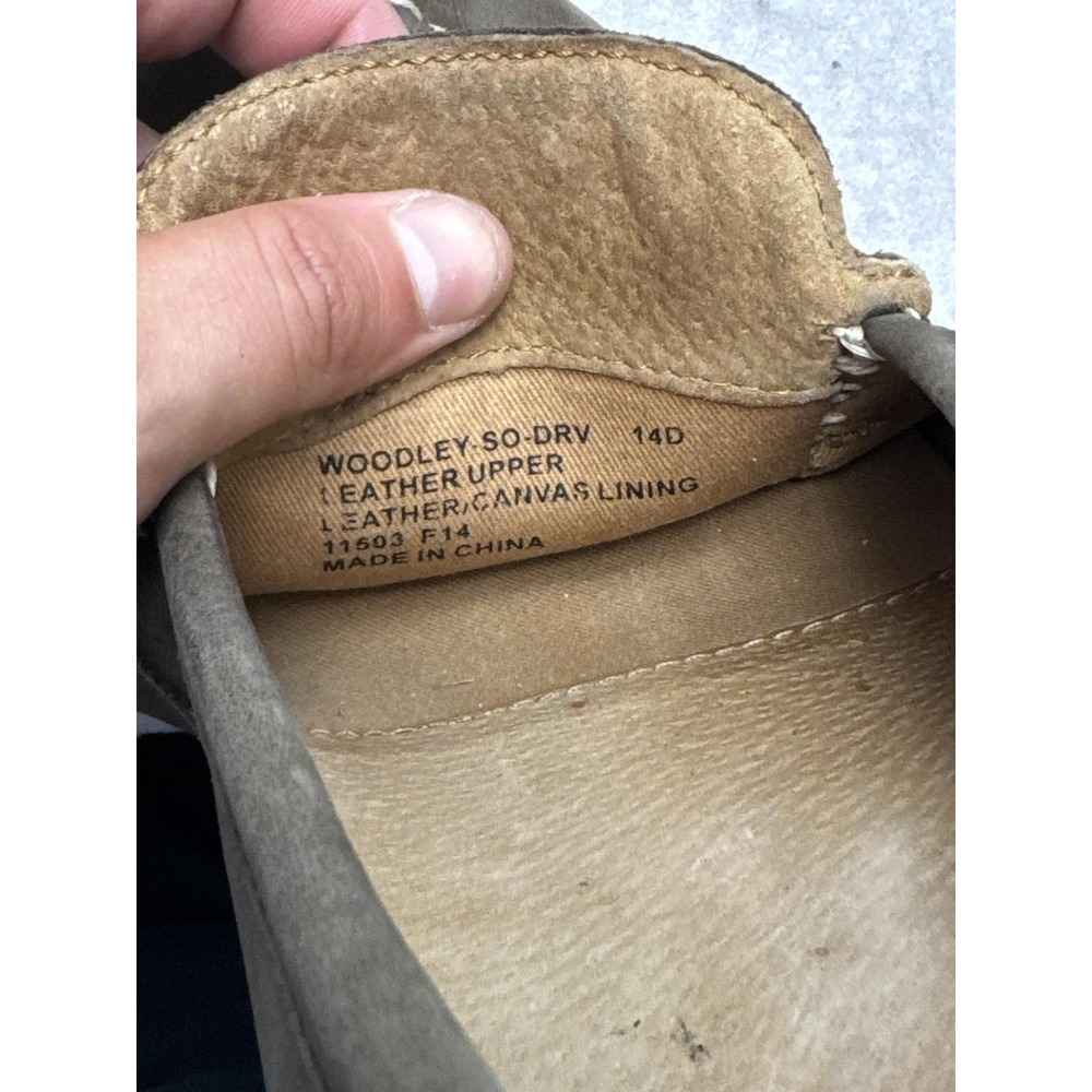 Polo Ralph Lauren Shoes Mens Size 14D Brown Leather Woodley Moccasin Loafers - Picture 6 of 10